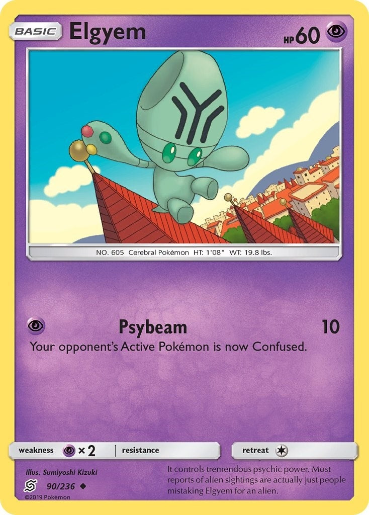 Image for Elgyem (90/236) (SM - Unified Minds) (SM11) - Pokemon