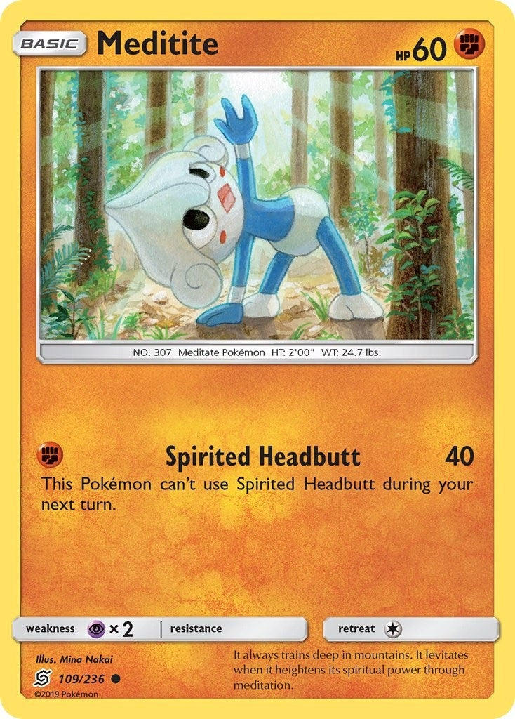 Image for Meditite (109/236) (SM - Unified Minds) (SM11) - Pokemon