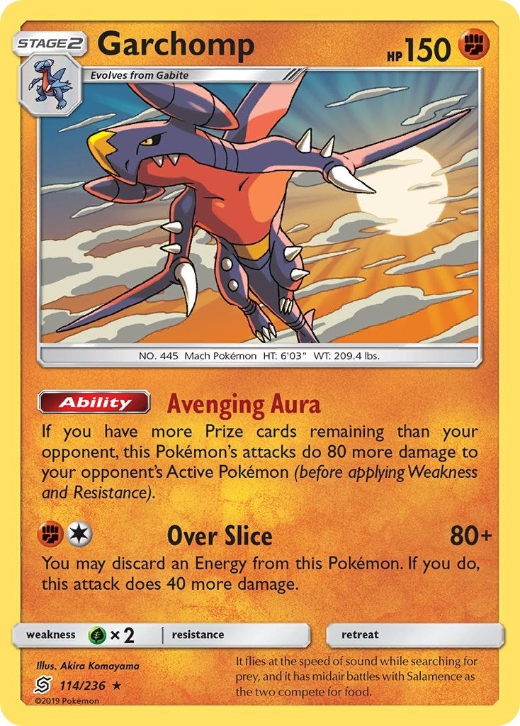 Image for Garchomp (114/236) (SM - Unified Minds) (SM11) - Pokemon