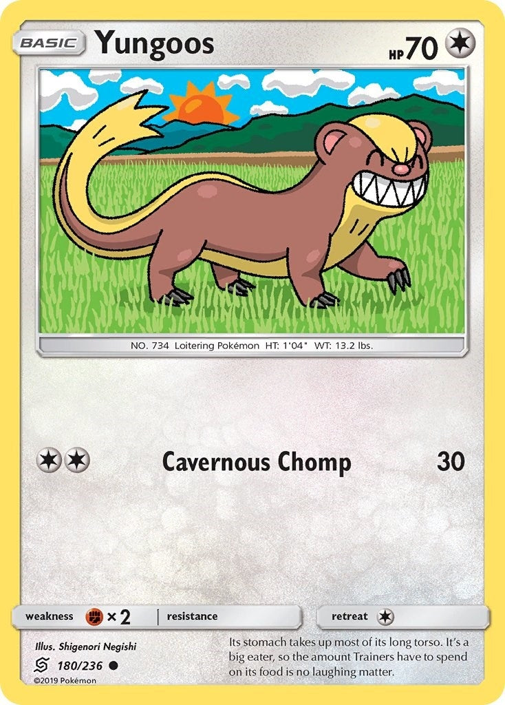Image for Yungoos (180/236) (SM - Unified Minds) (SM11) - Pokemon