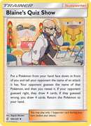 Image for Blaine's Quiz Show (186/236) (SM - Unified Minds) (SM11) - Pokemon