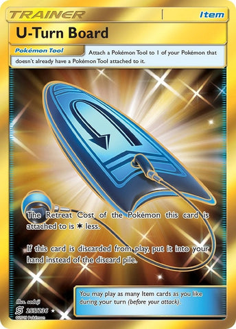 U-Turn Board (Secret) (255/236) (SM - Unified Minds) (SM11) Pokemon