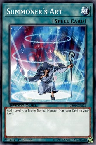 Summoner's Art (SS03-ENA21) (Speed Duel Decks: Ultimate Predators) YuGiOh