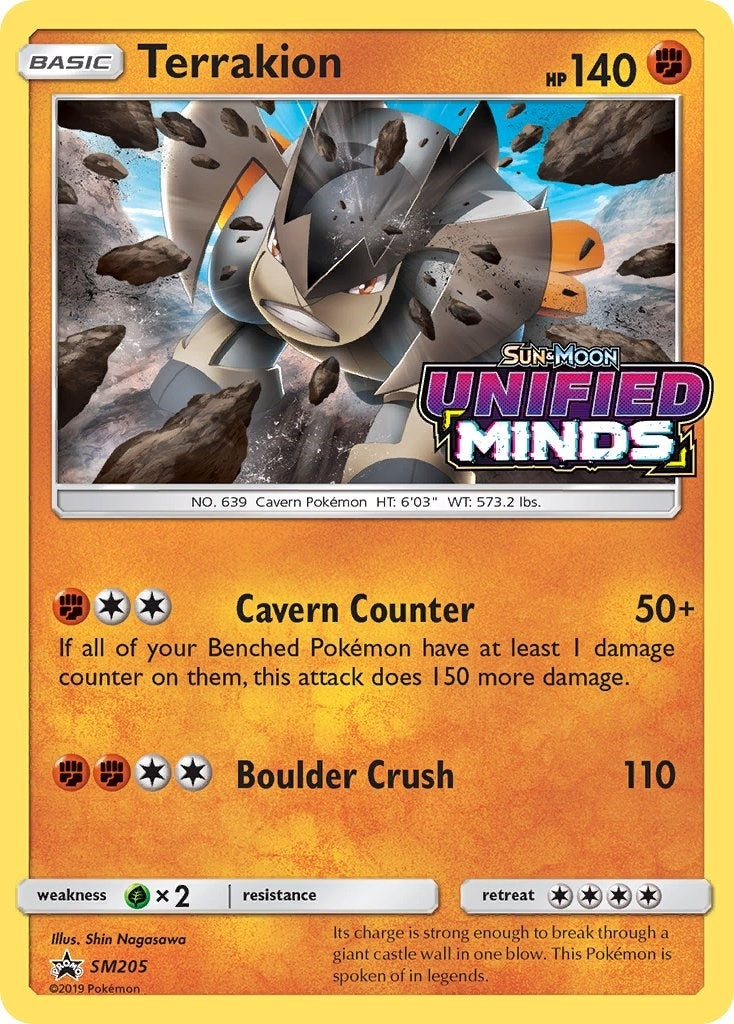 Terrakion - SM205 (Prerelease) (SM205) (SM Promos) Pokemon