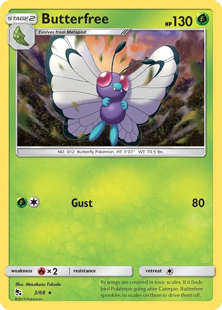 Image for Butterfree (3/68) (Hidden Fates) (HIF) - Pokemon
