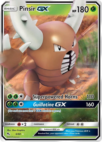 Pinsir GX (6/68) (Hidden Fates) Pokemon