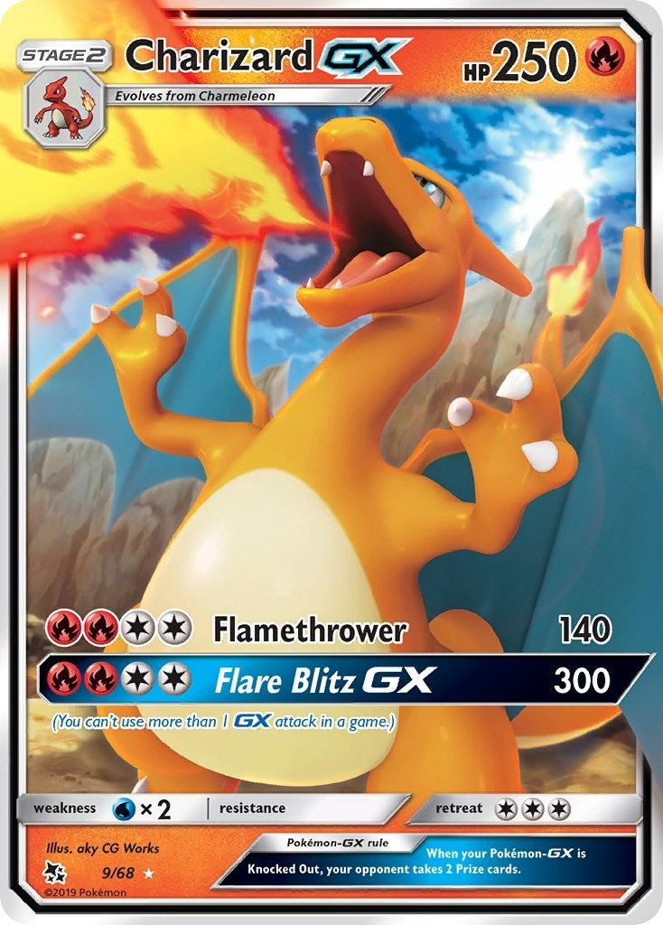 Charizard GX (9/68) (Hidden Fates) Pokemon