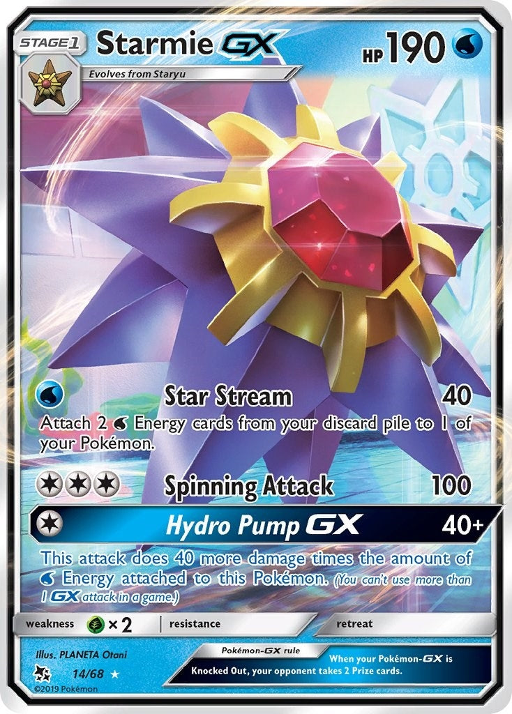 Starmie GX (14/68) (Hidden Fates) Pokemon