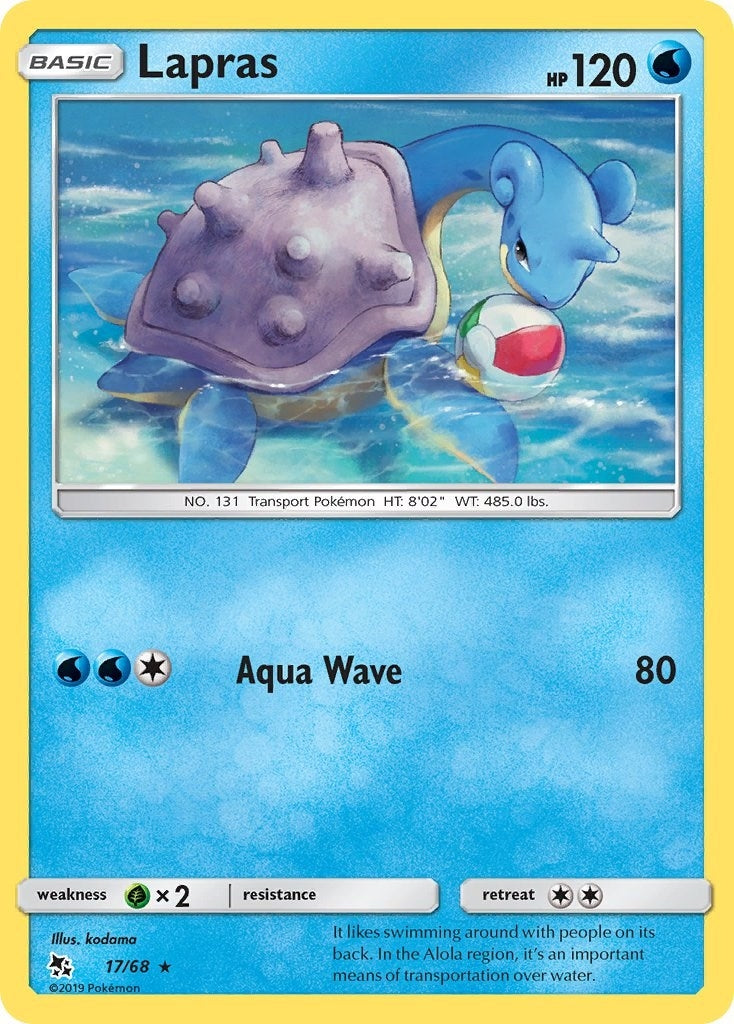 Image for Lapras (17/68) (Hidden Fates) (HIF) - Pokemon