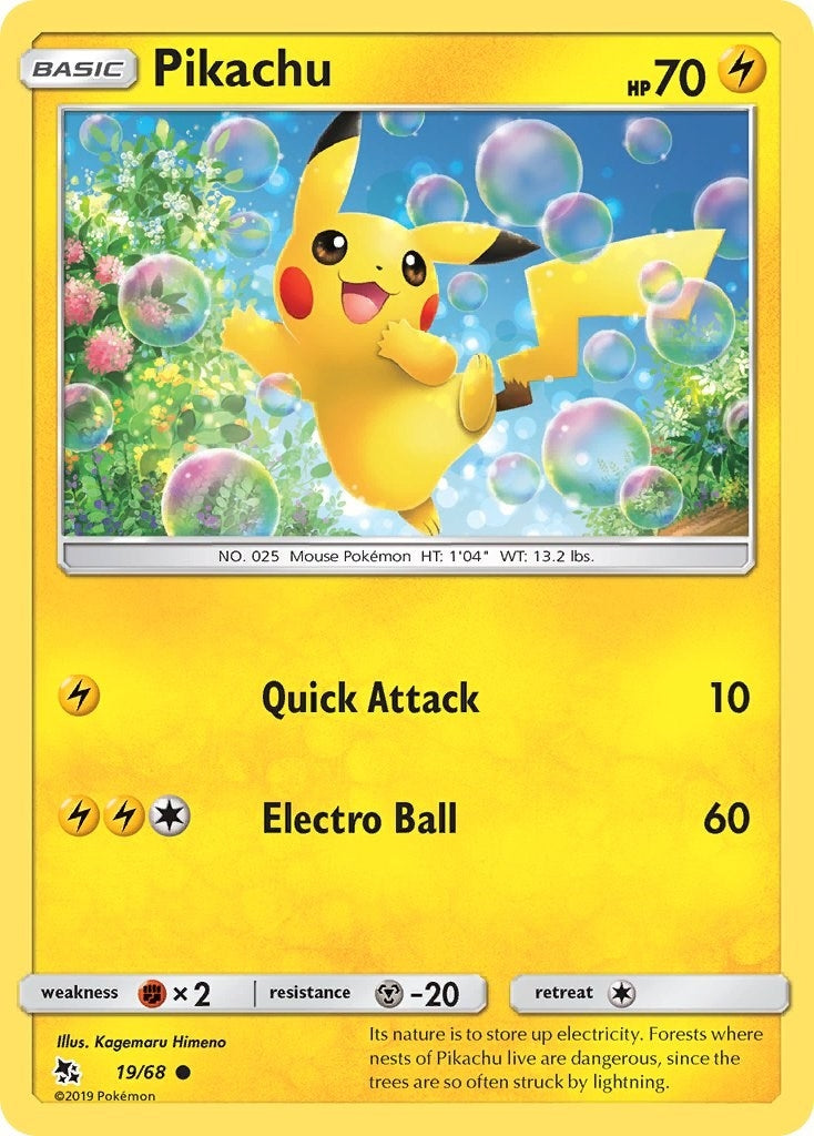 Image for Pikachu (19/68) (Hidden Fates) (HIF) - Pokemon