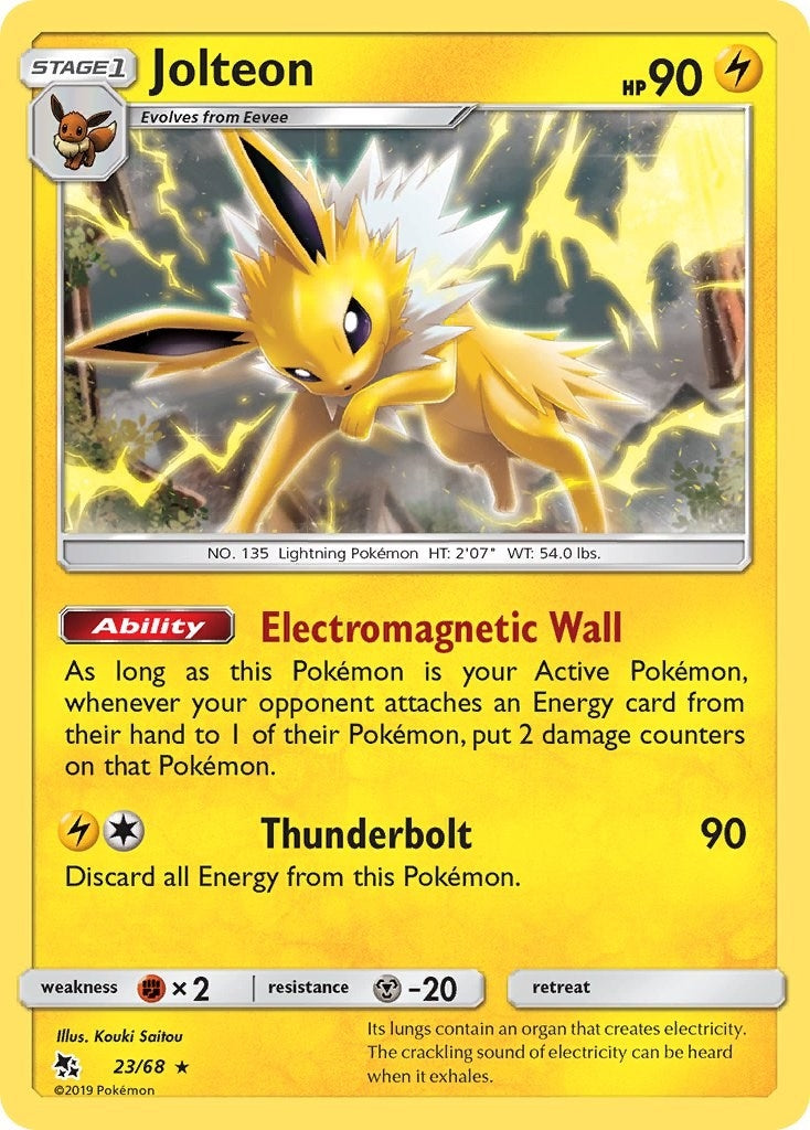 Image for Jolteon (23/68) (Hidden Fates) (HIF) - Pokemon