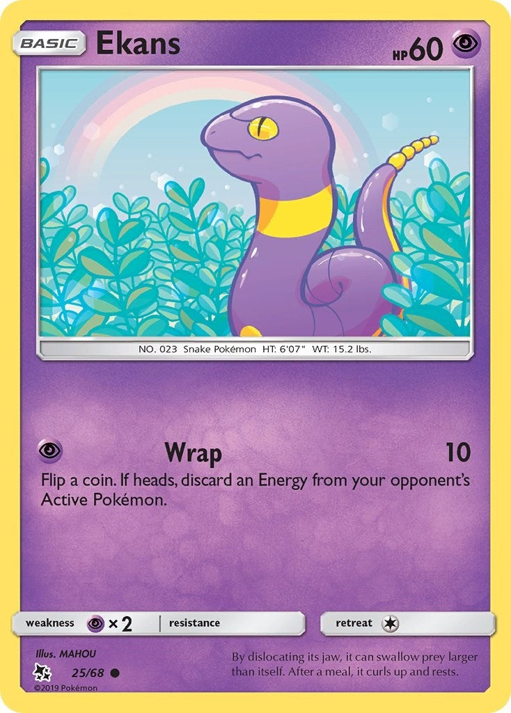 Image for Ekans (25) (25/68) (Hidden Fates) (HIF) - Pokemon