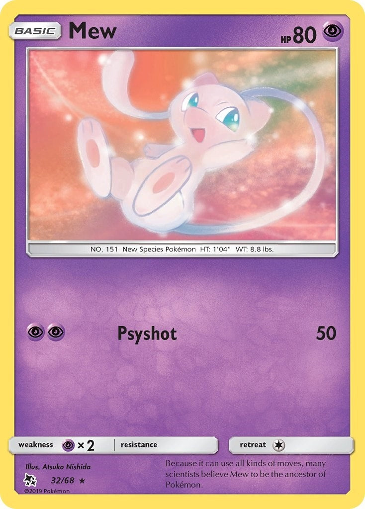 Image for Mew (32/68) (Hidden Fates) (HIF) - Pokemon