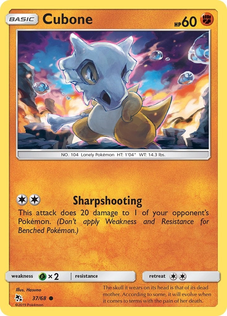 Image for Cubone (37/68) (Hidden Fates) (HIF) - Pokemon