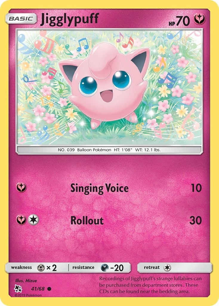 Image for Jigglypuff (41/68) (Hidden Fates) (HIF) - Pokemon