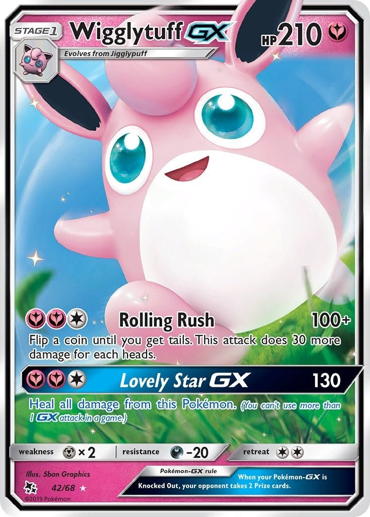 Image for Wigglytuff GX (42/68) (Hidden Fates) (HIF) - Pokemon