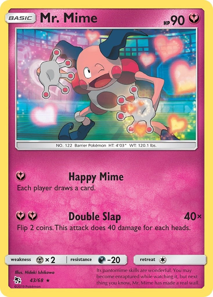 Image for Mr. Mime (43/68) (Hidden Fates) (HIF) - Pokemon