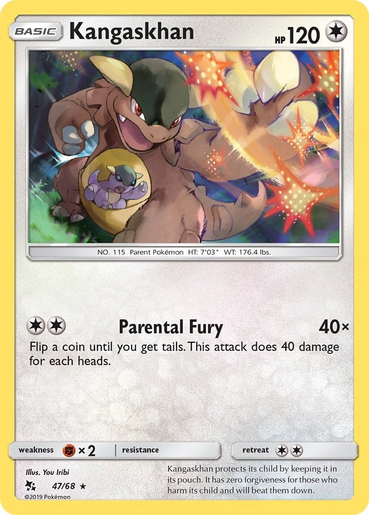 Image for Kangaskhan (47/68) (Hidden Fates) (HIF) - Pokemon