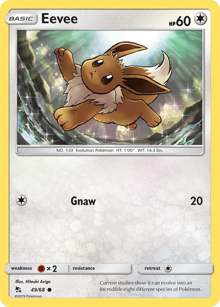 Image for Eevee (49) (49/68) (Hidden Fates) (HIF) - Pokemon
