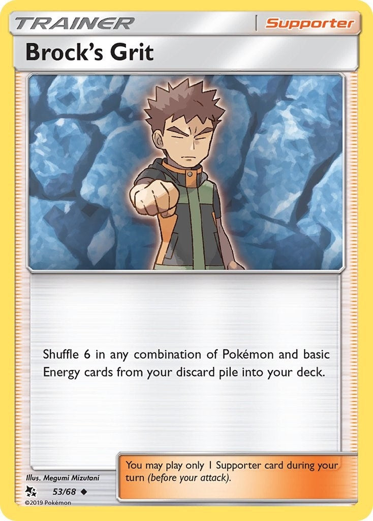 Image for Brock's Grit (53/68) (Hidden Fates) (HIF) - Pokemon