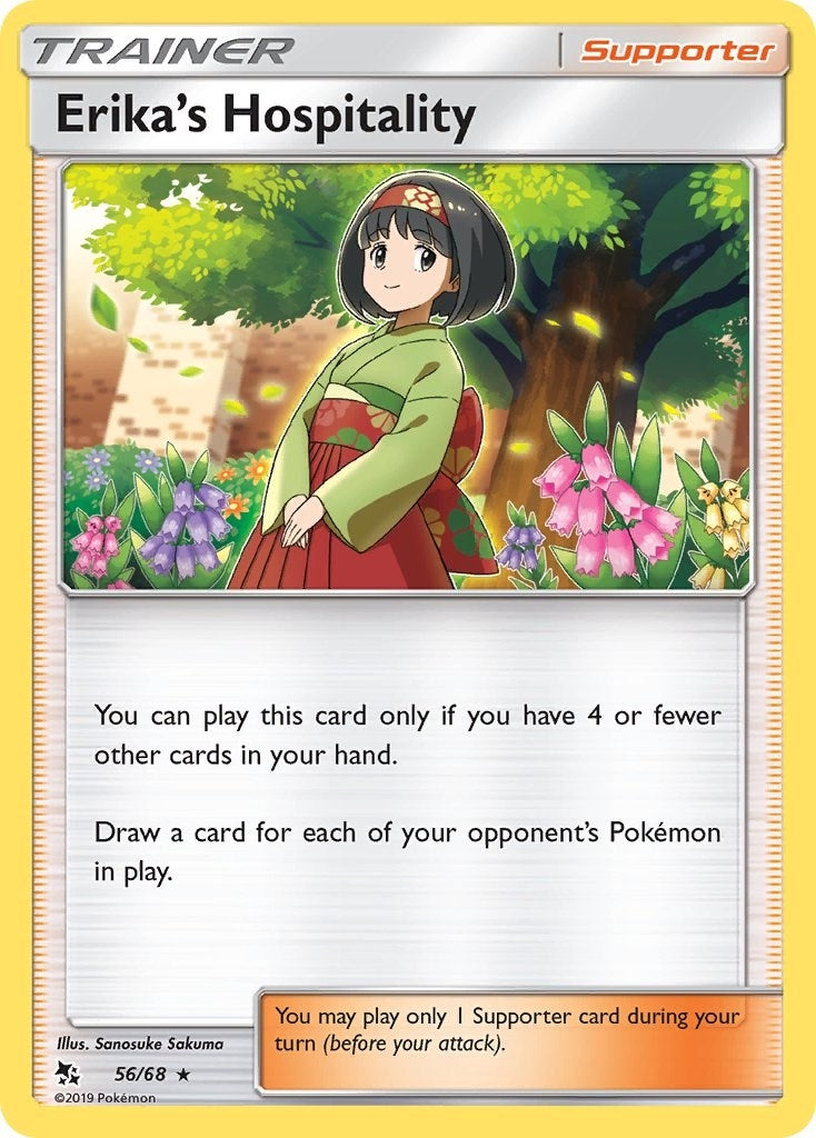 Image for Erika's Hospitality (56/68) (Hidden Fates) (HIF) - Pokemon