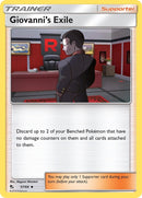 Image for Giovanni's Exile (57/68) (Hidden Fates) (HIF) - Pokemon