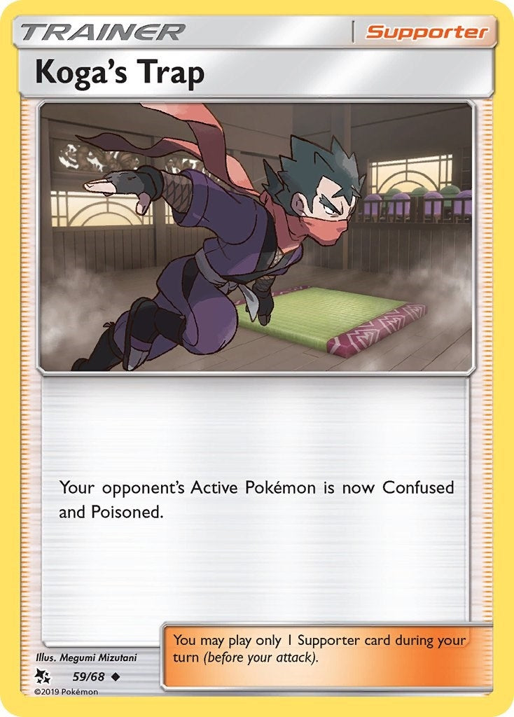 Image for Koga's Trap (59/68) (Hidden Fates) (HIF) - Pokemon