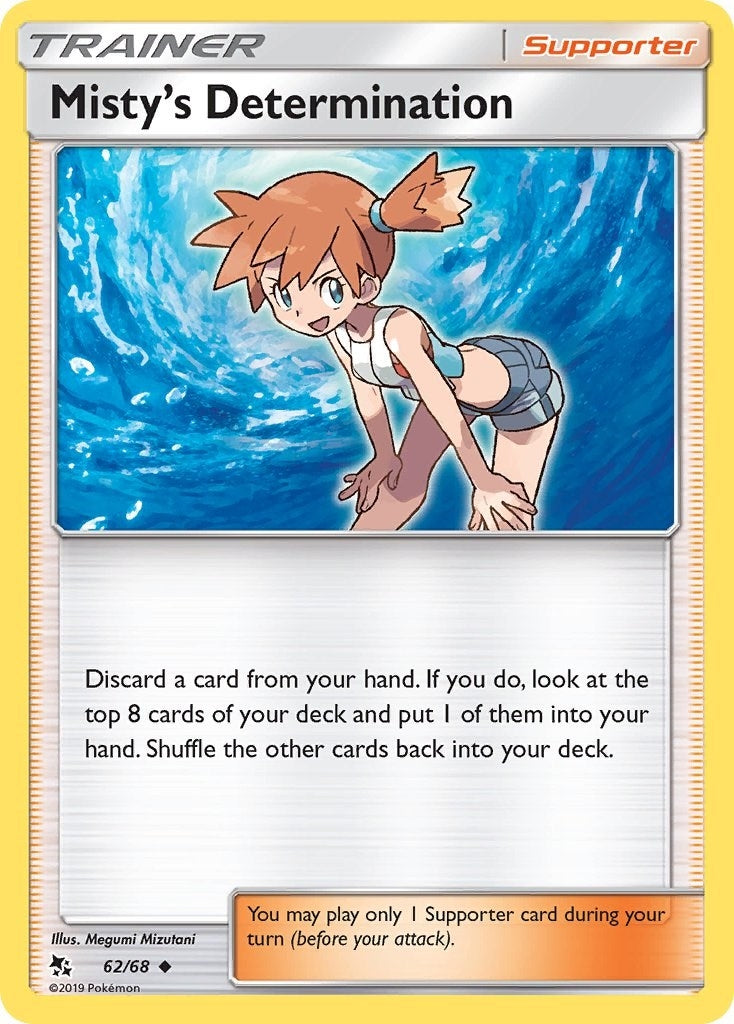 Image for Misty's Determination (62/68) (Hidden Fates) (HIF) - Pokemon