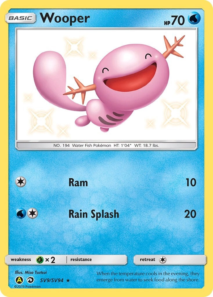 Image for Wooper (SV9/SV94) (Hidden Fates: Shiny Vault) (HIF:SV) - Pokemon