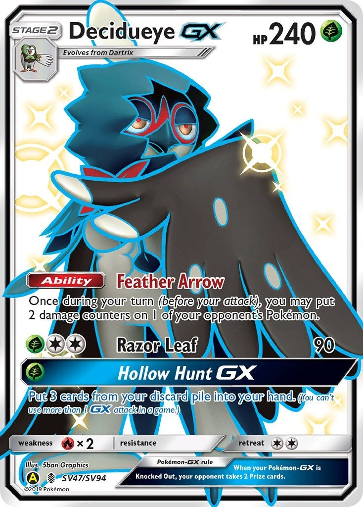 Image for Decidueye GX (SV47/SV94) (Hidden Fates: Shiny Vault) (HIF:SV) - Pokemon