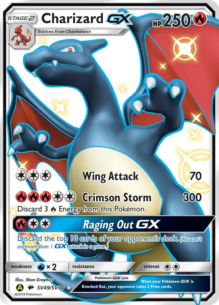 Image for Charizard GX (SV49/SV94) (Hidden Fates: Shiny Vault) (HIF:SV) - Pokemon