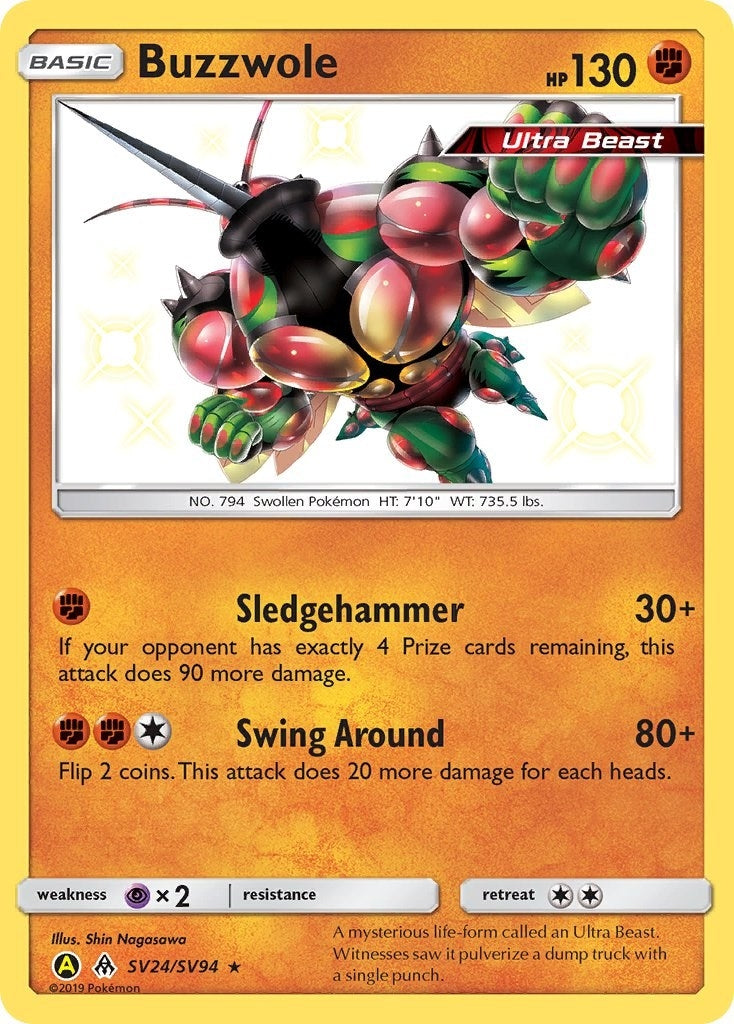 Buzzwole (SV24/SV94) (Hidden Fates: Shiny Vault) (HIF:SV) Pokemon
