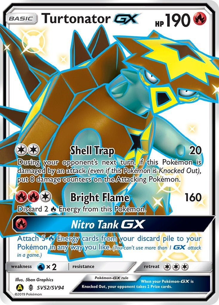 Image for Turtonator GX (SV52/SV94) (Hidden Fates: Shiny Vault) (HIF:SV) - Pokemon