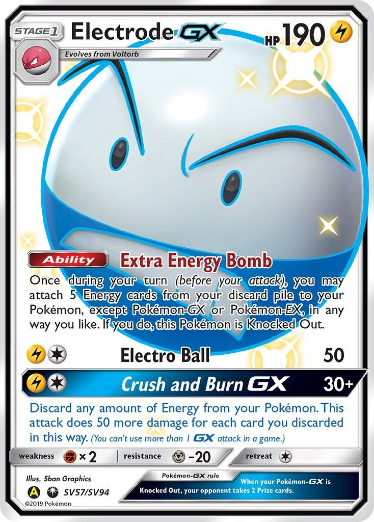 Image for Electrode GX (SV57/SV94) (Hidden Fates: Shiny Vault) (HIF:SV) - Pokemon