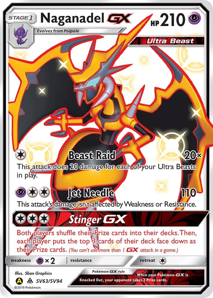 Image for Naganadel GX (SV63/SV94) (Hidden Fates: Shiny Vault) (HIF:SV) - Pokemon