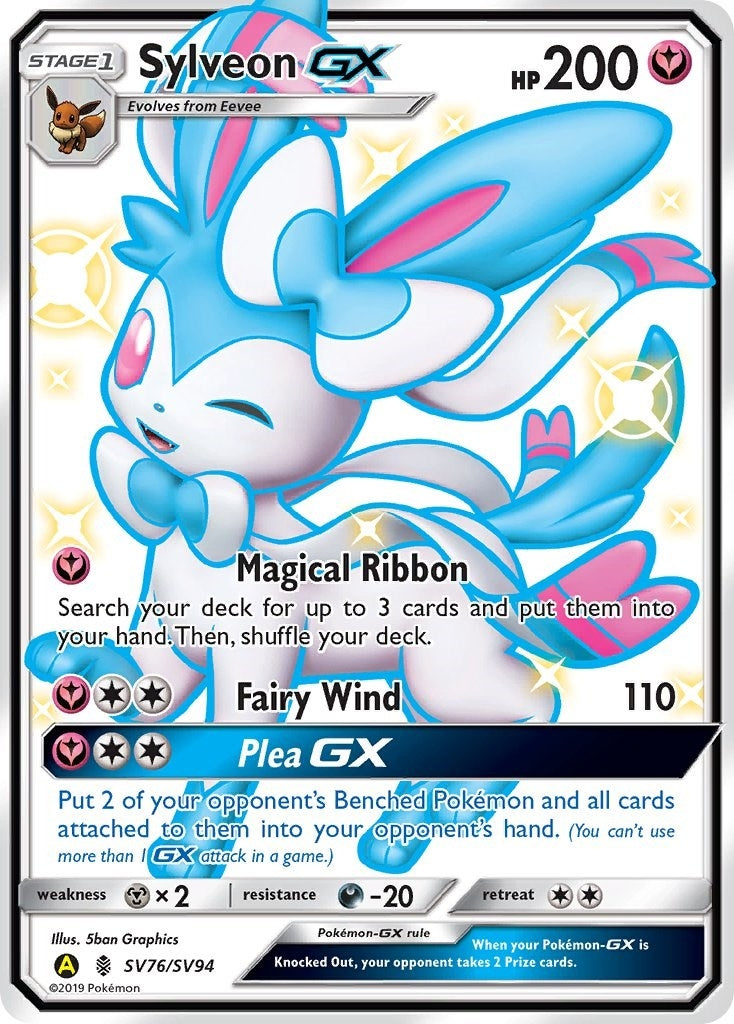 Image for Sylveon GX (SV76/SV94) (Hidden Fates: Shiny Vault) (HIF:SV) - Pokemon