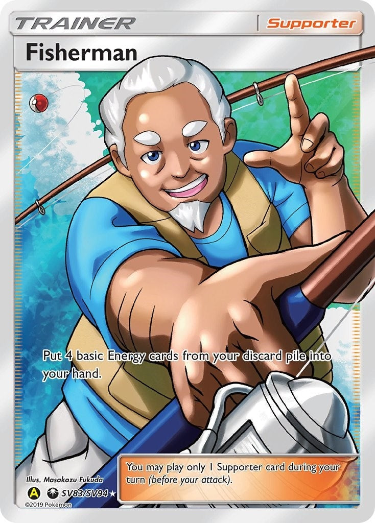 Image for Fisherman (SV83/SV94) (Hidden Fates: Shiny Vault) (HIF:SV) - Pokemon