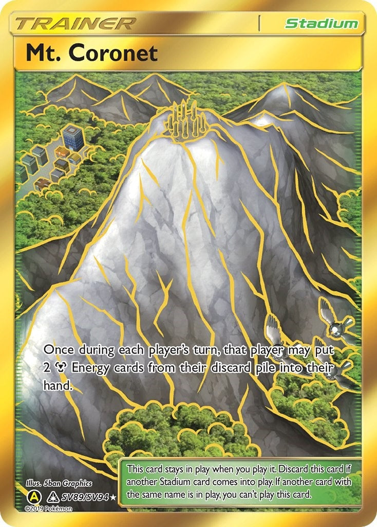 Image for Mt. Coronet (SV89/SV94) (Hidden Fates: Shiny Vault) (HIF:SV) - Pokemon