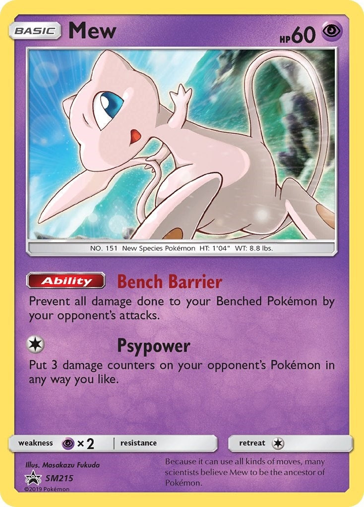 Image for Mew - SM215 (SM215) (SM Promos) (SMP) - Pokemon
