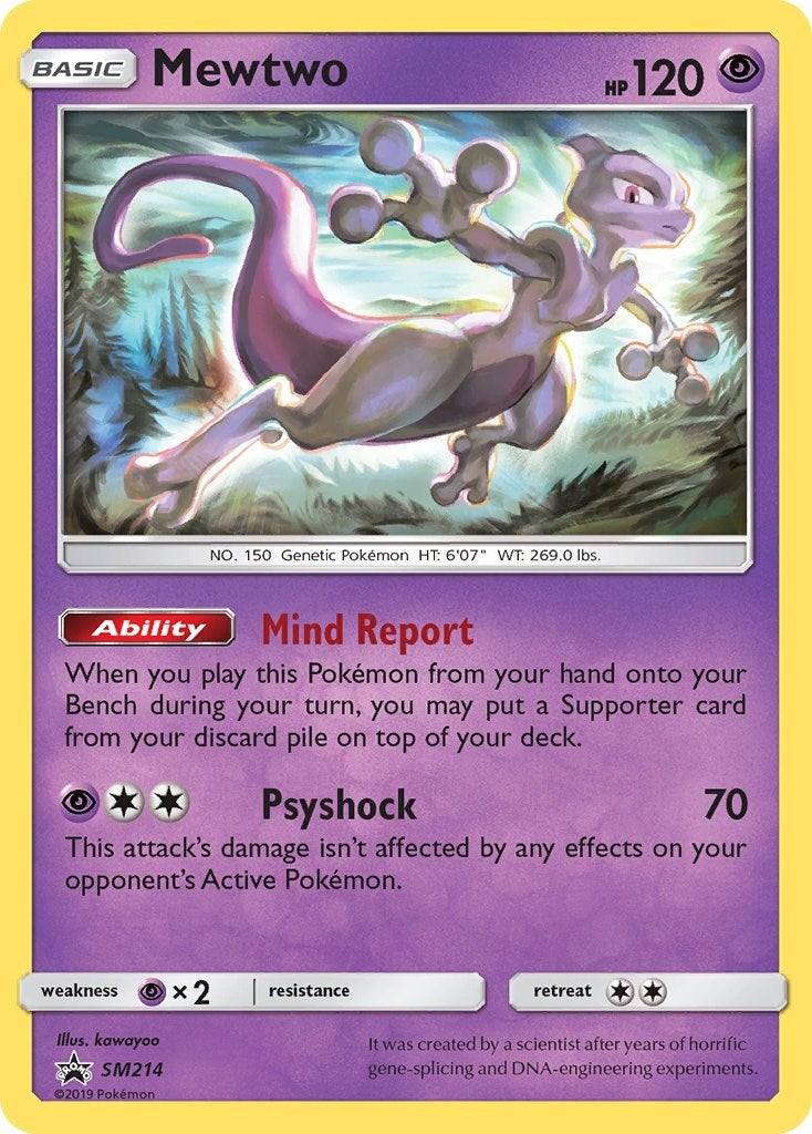 Image for Mewtwo - SM214 (SM214) (SM Promos) (SMP) - Pokemon