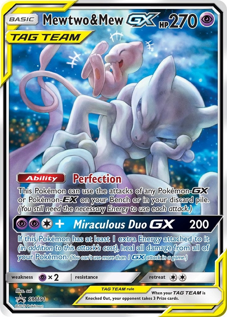 Image for Mewtwo & Mew GX - SM191 (SM191) (SM Promos) (SMP) - Pokemon