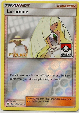 Lusamine - 153a/156 (League Challenge) [1st Place] (153a/156) (League & Championship Cards) (PR) Pokemon