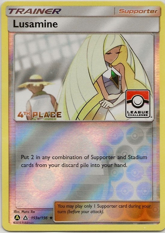 Image for Lusamine - 153a/156 (League Challenge) [4th Place] (153a/156) (League & Championship Cards) (PR) - Pokemon