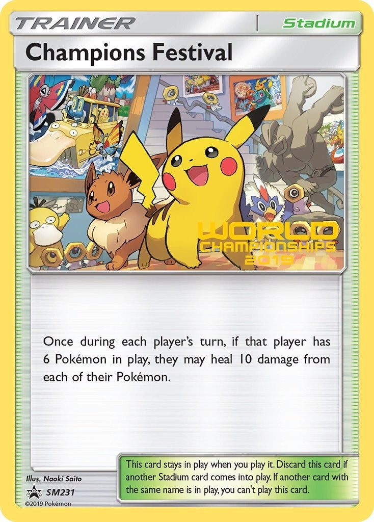 Image for Champions Festival - SM231 (World Championships 2019) (SM231) (SM Promos) (SMP) - Pokemon