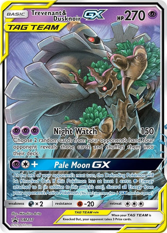 Trevenant & Dusknoir GX - SM217 (SM217) (SM Promos) Pokemon