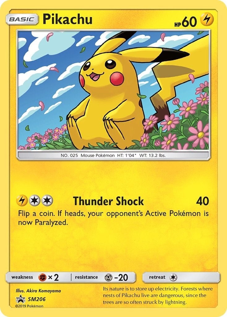 Image for Pikachu - SM206 (SM206) (SM Promos) (SMP) - Pokemon