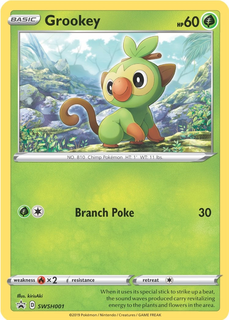 Image for Grookey - SWSH001 (SWSH001) (SWSH: Sword & Shield Promo Cards) (SWSD) - Pokemon
