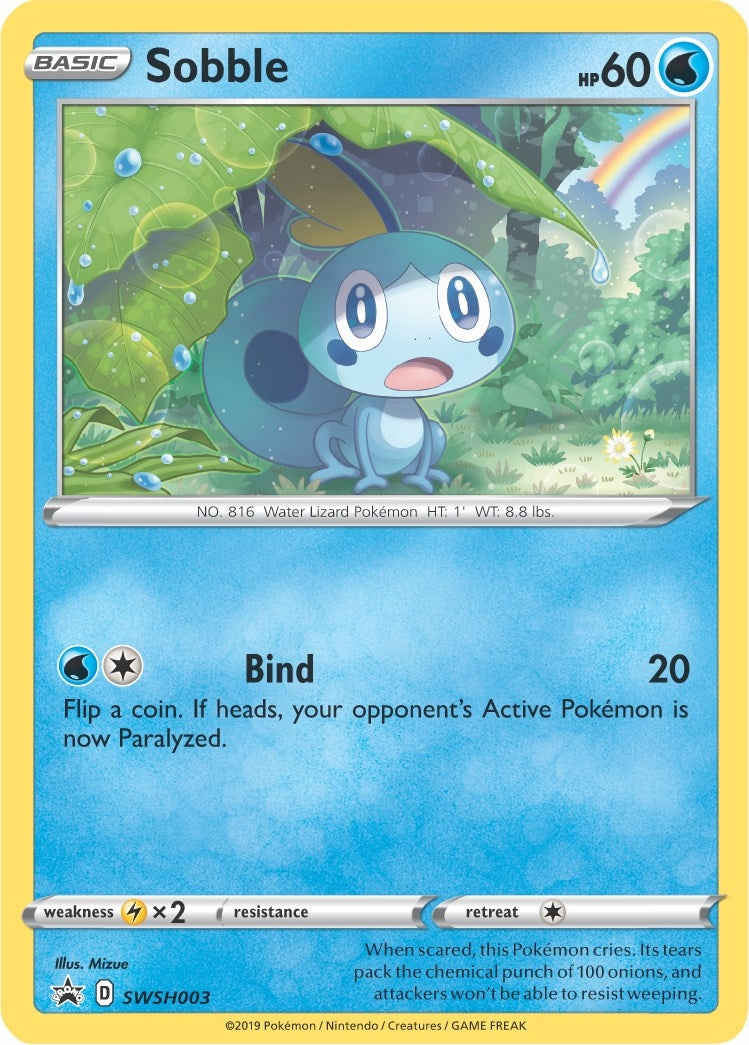 Image for Sobble - SWSH003 (SWSH003) (SWSH: Sword & Shield Promo Cards) (SWSD) - Pokemon