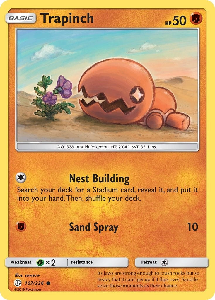 Image for Trapinch (107/236) (SM - Cosmic Eclipse) (SM12) - Pokemon