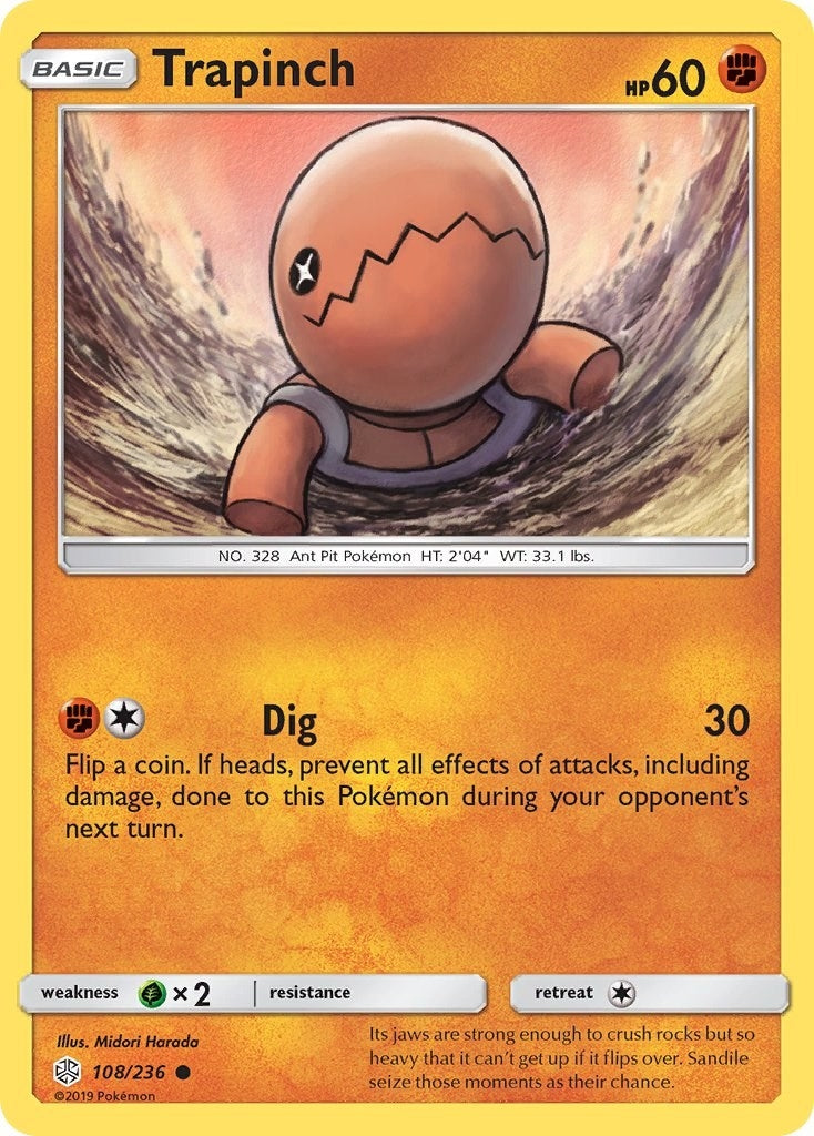 Image for Trapinch (108/236) (SM - Cosmic Eclipse) (SM12) - Pokemon